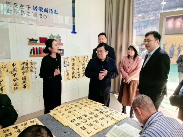 省殘聯(lián)權(quán)益保障和教育就業(yè)部三級(jí)調(diào)研員陳小虎調(diào)研泰安心康醫(yī)院“如康家園”